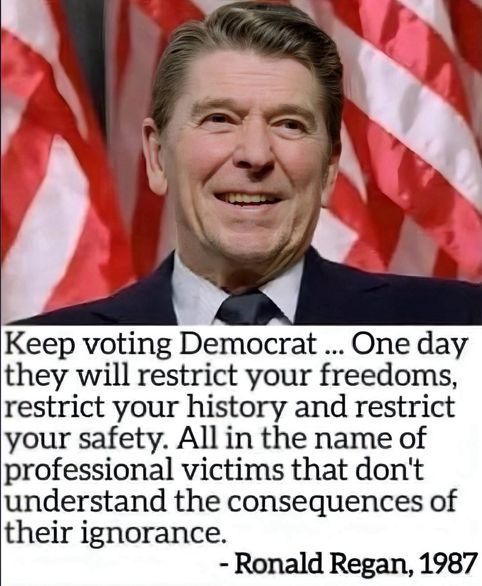 WE are currently witnessing in real time exactly what President Reagan warned us about. Yes, I am looking at you New York.