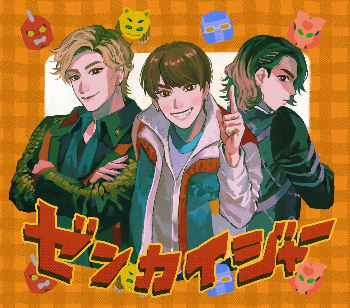 jshdirk's tweet photo. ゼンカイジャーものんびり観てます〜🌈 +ドンブラのらくがき🍑 https://t.co/i7HJxanByY