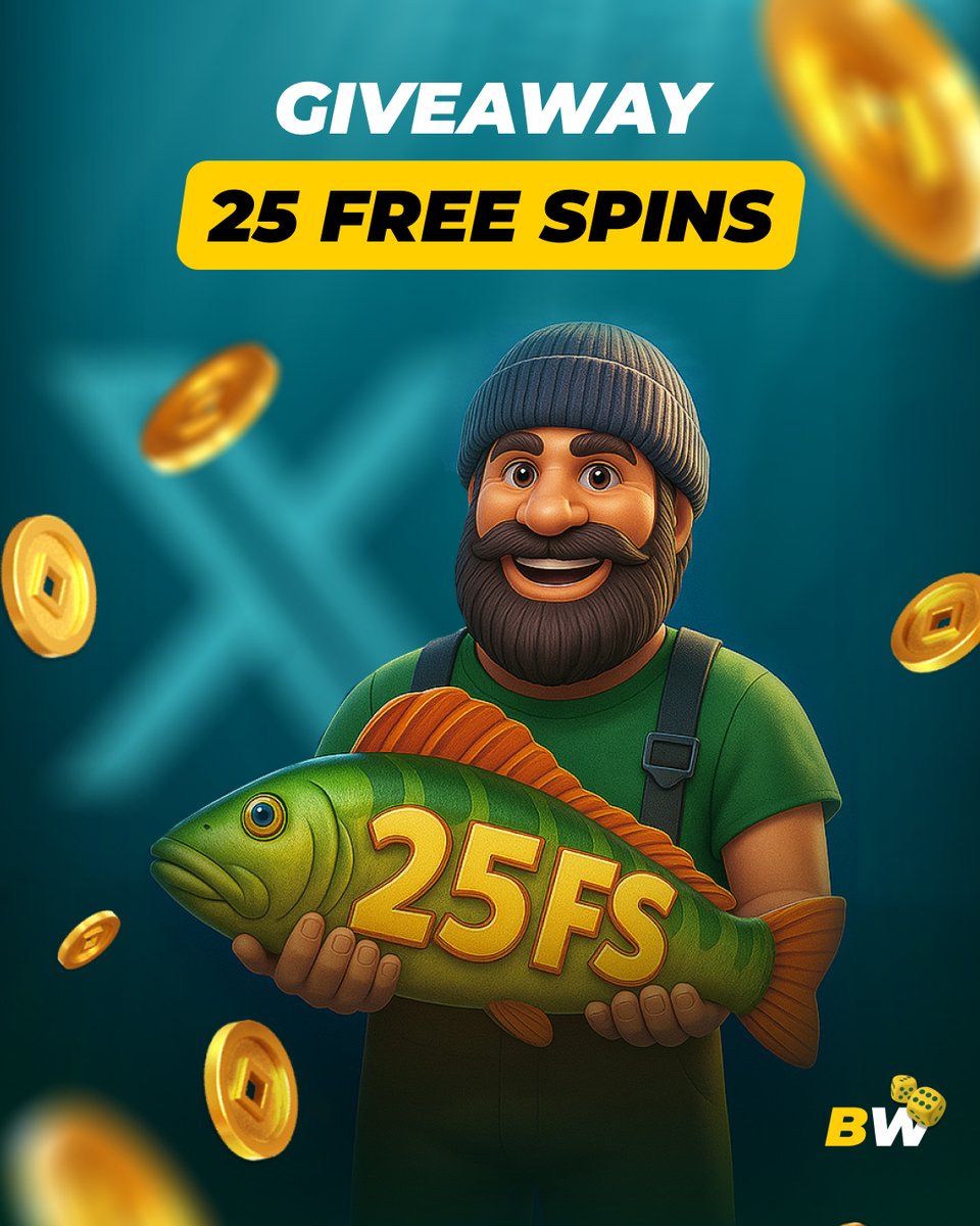 betwinner__eng's tweet image. 🎁 GIVEAWAY — 25 FREE SPINS (NO WAGERING)! 🎣

Ready to catch your luck? 🐟
We’re giving away 25 free spins to three lucky winners! 💰
How to participate:
1️⃣ Follow @betwinner__eng
2️⃣ Like ❤️ this post and retweet 🔁
3️⃣ Comment your game account number and tag 2 friends 👇

🏆…