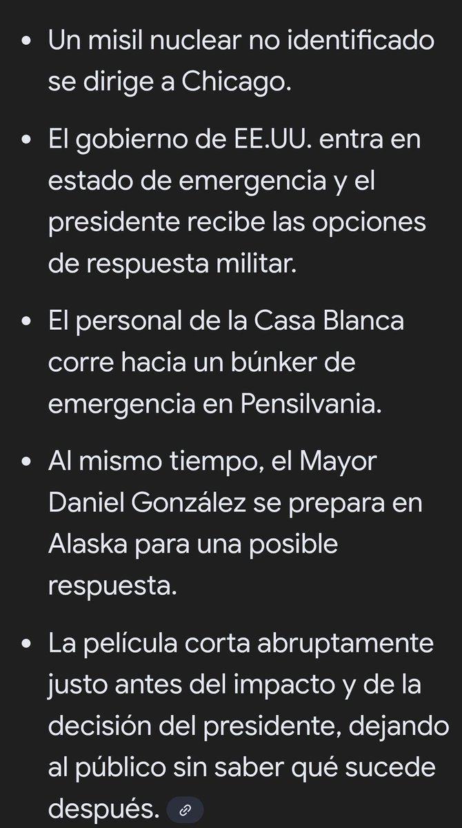 CONSEJO. NO VEAN la película "Una casa llena de dinamita" 
De lo peor que he visto. Mal hecha, mal dirigida y con una incompetencia alarmante de la cadena de mando, no tiene final. Desesperante. Les dejo SPOILER. Para no perder el tiempo ⤵️