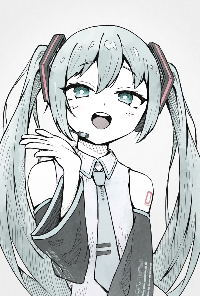 yoyoN_b's tweet photo. 初音ミク

#初音ミク 
#初音ミクイラスト https://t.co/GDJB9EJSTf