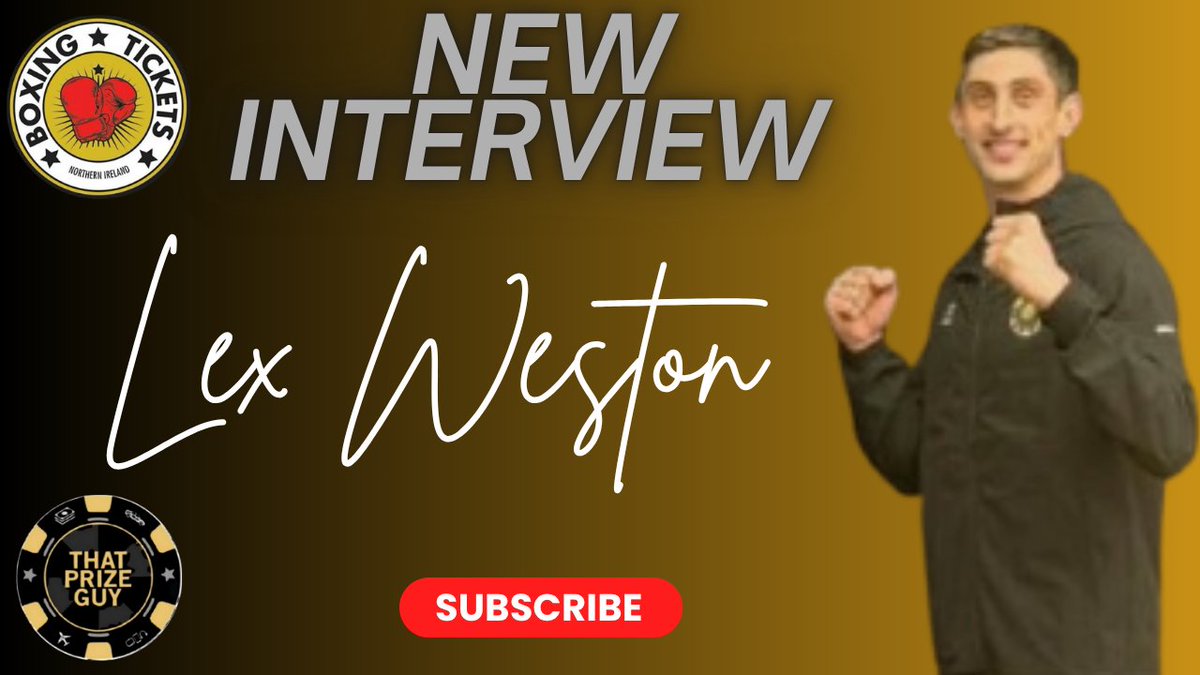 🚨 New Interview 🚨
In association with <a href="/ThatPrizeGuy/">That Prize Guy</a> 

Lex Weston 🗣
I need the rounds, activity, and experience, but the stoppages will come!

Watch the full interview here ⬇️ 
youtu.be/NCGl3hT9roQ?si…