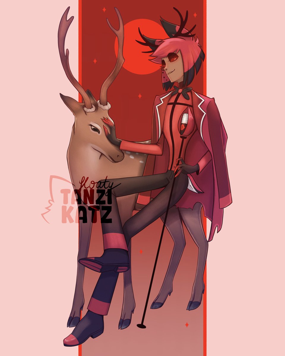 floaty_cat's tweet photo. 🦌❤️ #HazbinHotelAlastor https://t.co/0cI5G4ECbB