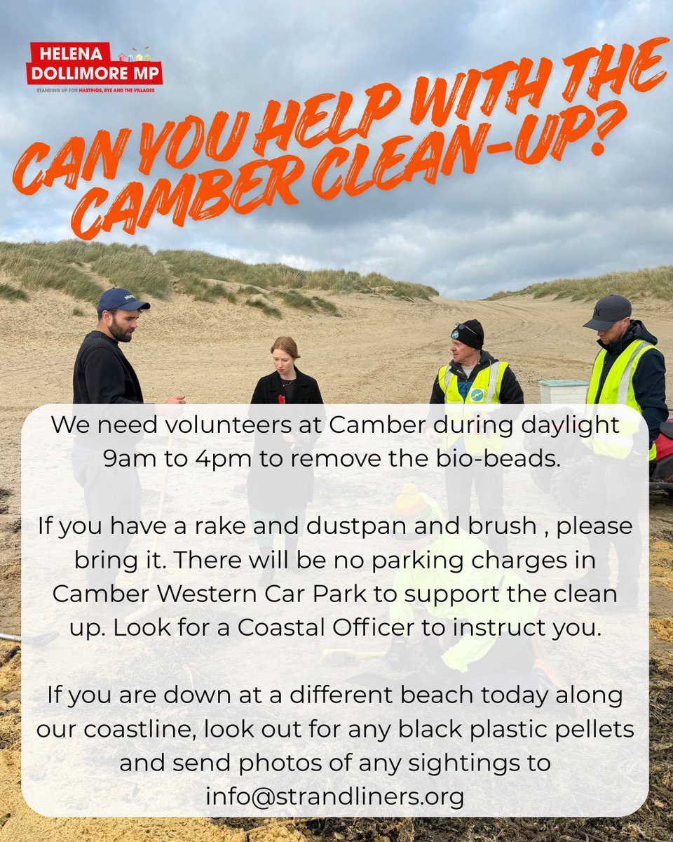 helenadollimore's tweet photo. Thanks to everyone asking how you can help clean up #CamberSands - all volunteers appreciated. https://t.co/h9Z5UslGOA