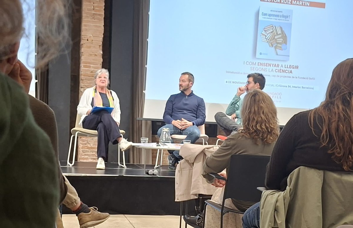 "com aprenem a llegir" <a href="/hruizmartin/">Héctor Ruiz Martín</a> ens fa reflexionar i molt. De base per a tothom que sigui docent. <a href="/EscMRodoredaBCN/">Escola Mercè Rodoreda - Barcelona</a> <a href="/cdlcat/">Col·legi de docents</a> <a href="/FundacioBofill/">Fundació Bofill</a> <a href="/consorciedubcn/">Consorci d'Educació</a> <a href="/educaciocat/">Educació</a> <a href="/BCNeducadora/">BCN Educadora</a> <a href="/crpnoubarris/">SE NOU BARRIS</a> <a href="/FEAEC/">FEAEC</a> <a href="/JaumeCela/">Jaume Cela</a> <a href="/NewsNeus/">Neus Lorenzo</a> <a href="/NZAITEGI/">NELIDA ZAITEGI</a> <a href="/GrupoEDO/">CRiEDO - UAB</a> @