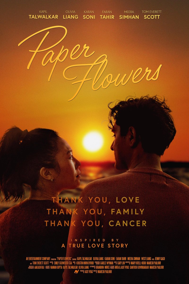 teasertrailer's tweet image. Paper Flowers - movie trailer: teaser-trailer.com/movie/paper-fl…

Starring Kapil Talwalkar, Olivia Liang, Karan Soni, Tom Everett Scott, Faran Tahir, Meera Simhan, West Liang, 

Release date: November 19th, 2025

#PaperFlowersMovie #PaperFlowers #KapilTalwalkar