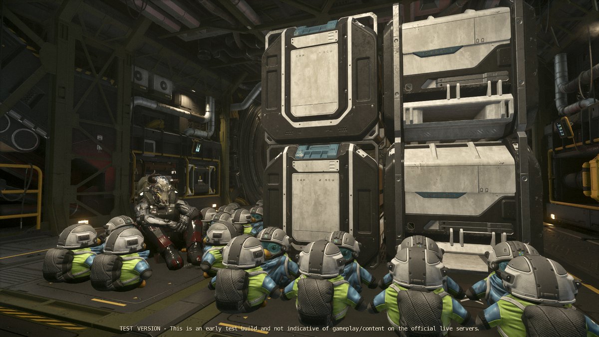 CornuUni's tweet image. The Ling Family had a simple request: deliver a few boxes across Stanton to Pyro.

Simple, they said. Fast, they said. Fifteen jump points later, I started hanging out with my security squad.

Boxes vanished on the last elevator...🪦

#StarCitizen #screenshot #LingDelivery…