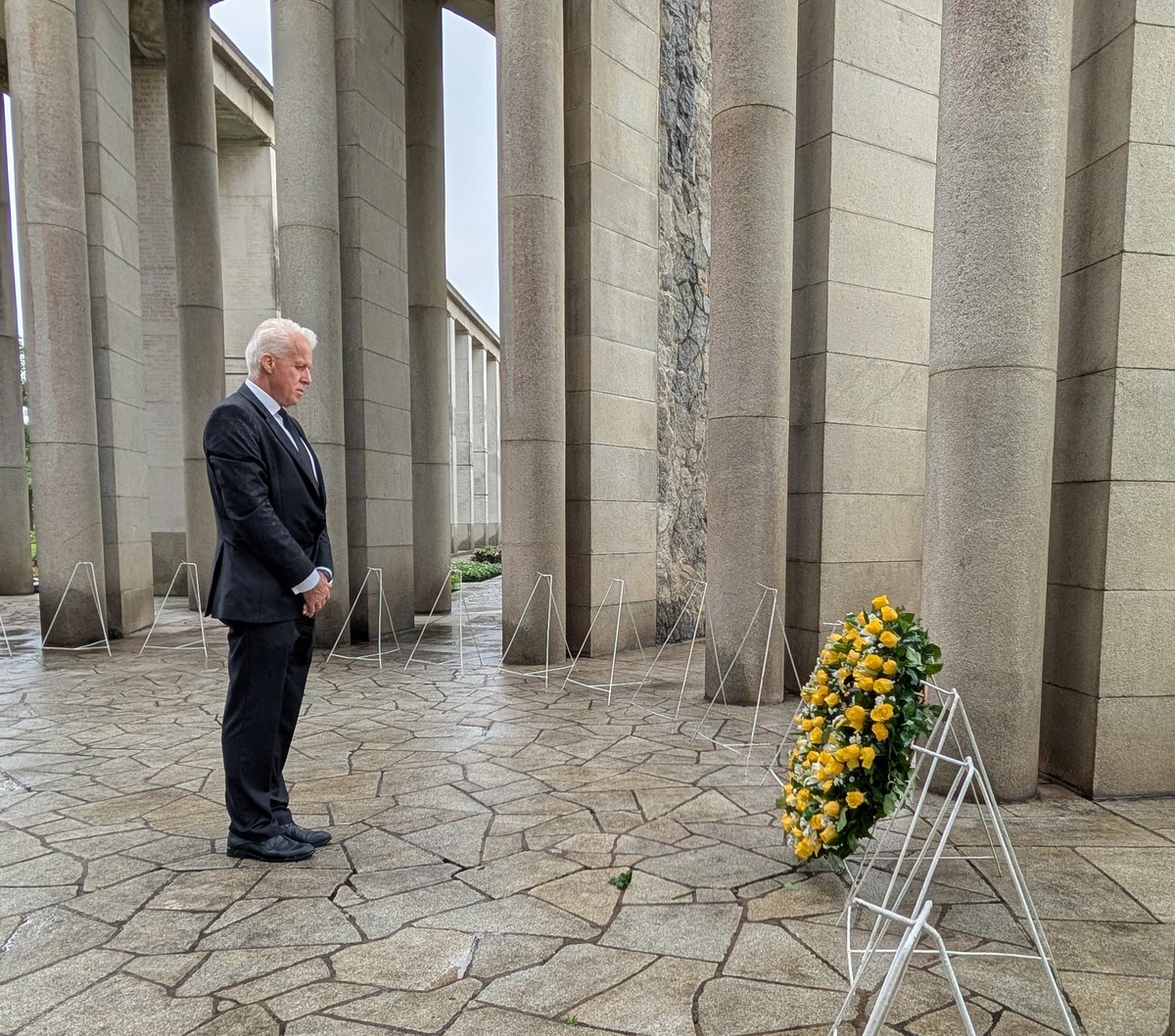 Today <a href="/AJacksonFCDO/">Andrew Jackson</a> led the #RemembranceDay service at Taukkyan War Cemetery, Yangon.

Speaking at the event, he remarked: “It is a privilege and humbling to be here to honour the memory of those who served, suffered, and sacrificed during two World Wars, and in conflicts since.”