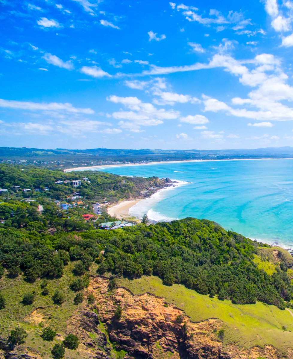 Wategoes Beach, Byron Bay, Australia  #Aerial #Coast