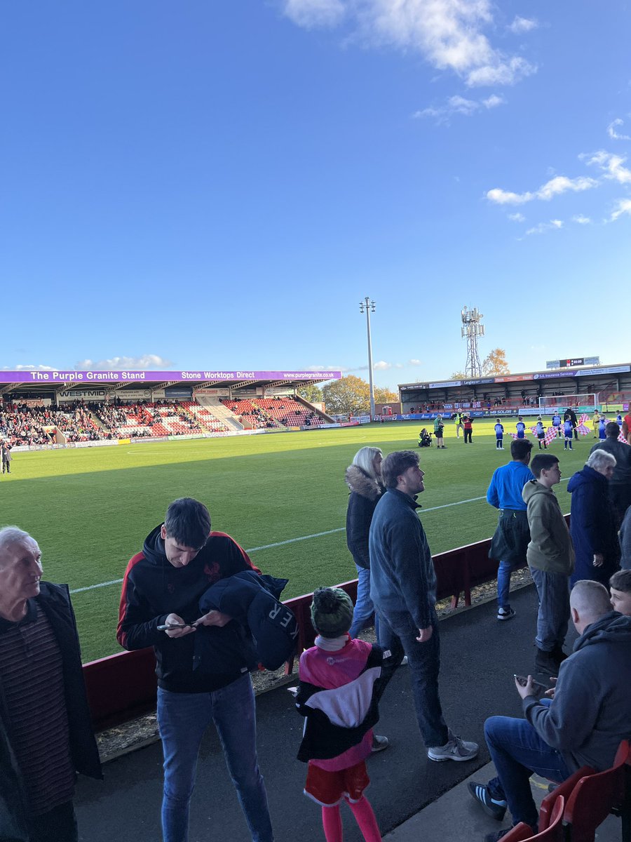 BallyJNR's tweet image. From Molineux to Aggborough inside 6yrs. Yesterday I made the decision to go and watch Kiddy Harriers instead of even thinking about travelling down to Chelsea. A combination of my distain for our current owners and the state of modern top level football my reasons #FosunOut