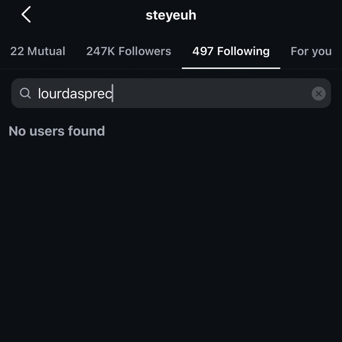 Stei and Lourd have unfollowed each other on instagram