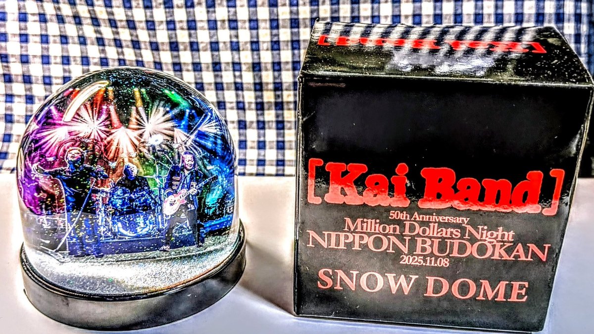 【甲斐バンド】武道館ライブ VIP特典 スノードーム① 限定・非売品】甲斐バンド 武道館 VIP特典 スノードーム SHOWROOM