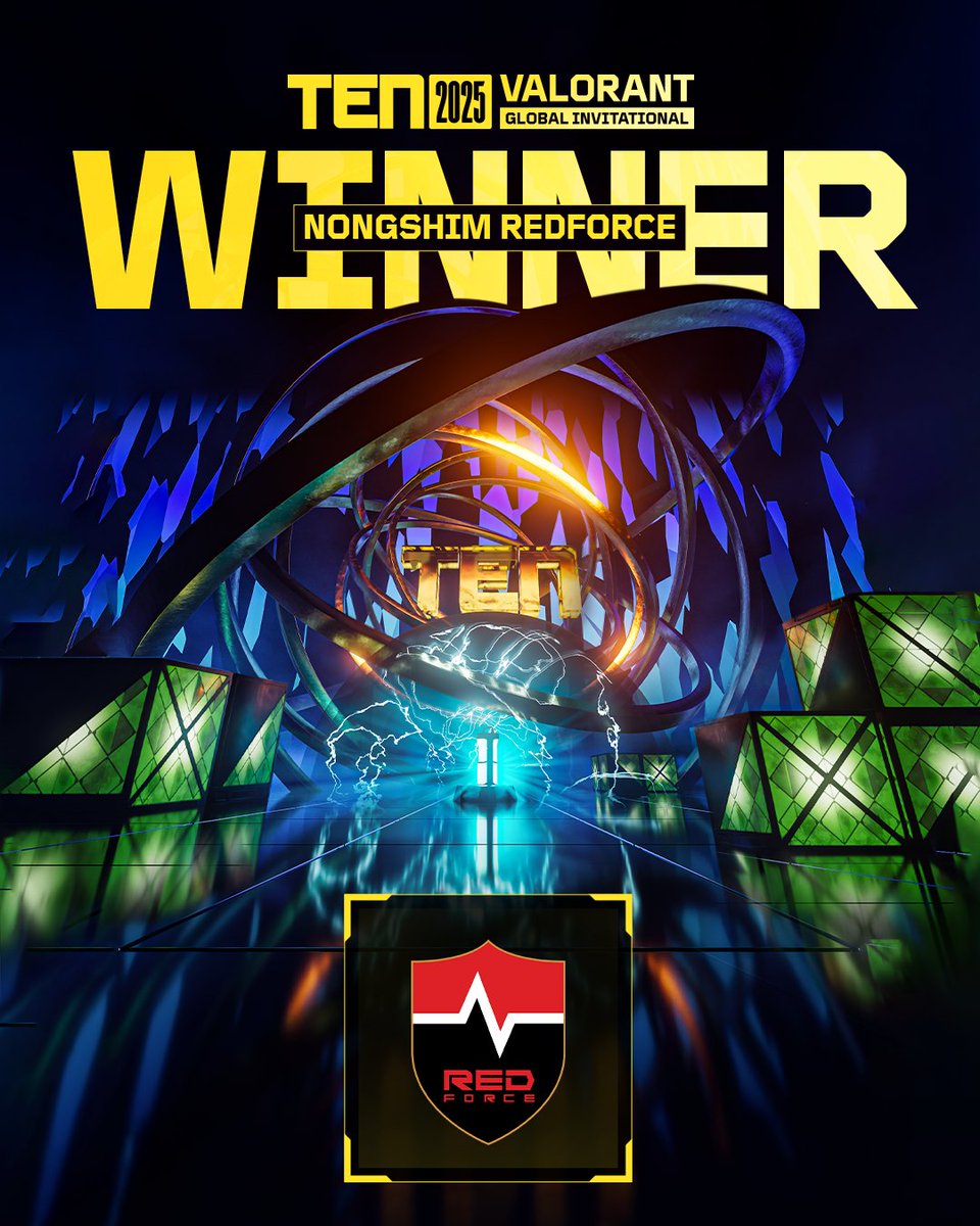 THE RISING FORCE 🔥

Nongshim RedForce make their mark and are the champions of the TEN Global Invitational 2025!