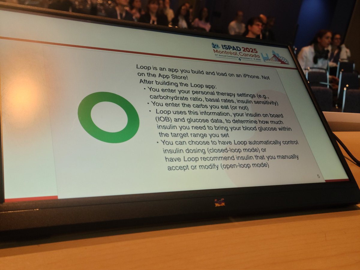 tinodzikiti's tweet image. Loop isn’t on the App Store — it’s an app you build yourself📱
You set your own therapy settings &amp;amp; Loop uses your glucose + insulin data to keep levels in range
You choose: automatic (closed loop) or manual (open loop).
DIY diabetes tech by the community, for the community #dedoc