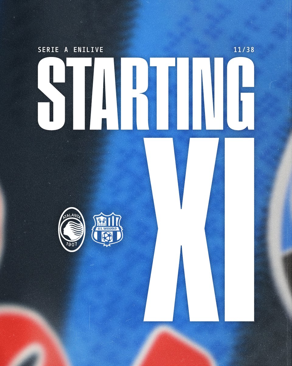 Atalanta_BC's tweet image. In campo così per #AtalantaSassuolo 📝

Our starting XI to face Sassuolo 📝

#GoAtalantaGo ⚫🔵