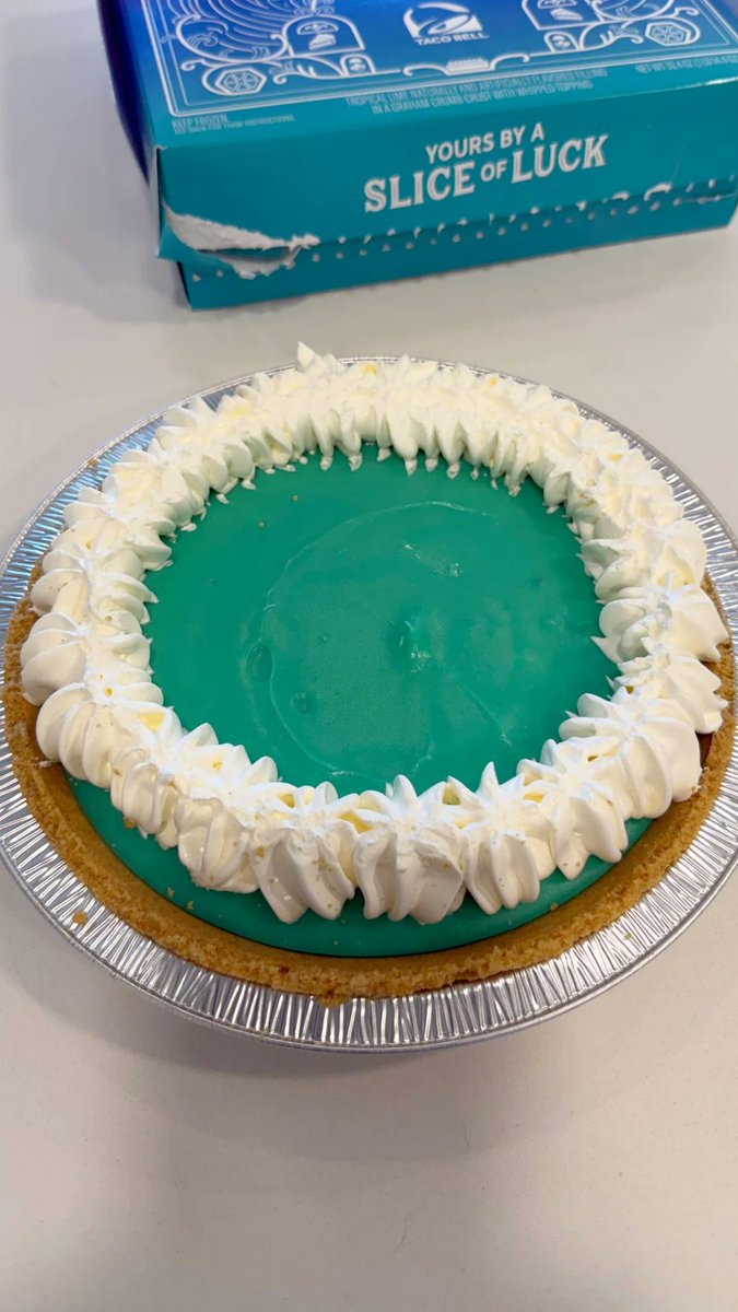 I’m gonna need videos of asses sitting in limited edition Baja-blast pies. ( I will pay for the pie )
