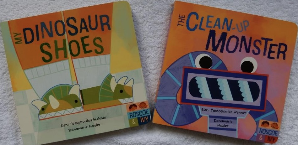 #RedReadingHub's #boardbook Sunday features #neurodivergent siblings in #TheCleanUpMonster #DinosaurShoes <a href="/EleniTWehner/">Raising Unmasked Autistic Kids</a> ill. Danamarie Hosler Barefoot Books