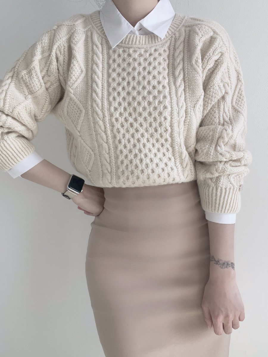 실, 시간, 손목, 얇은 바늘 모든걸 갈아 넣은 스웨터

#108sweater