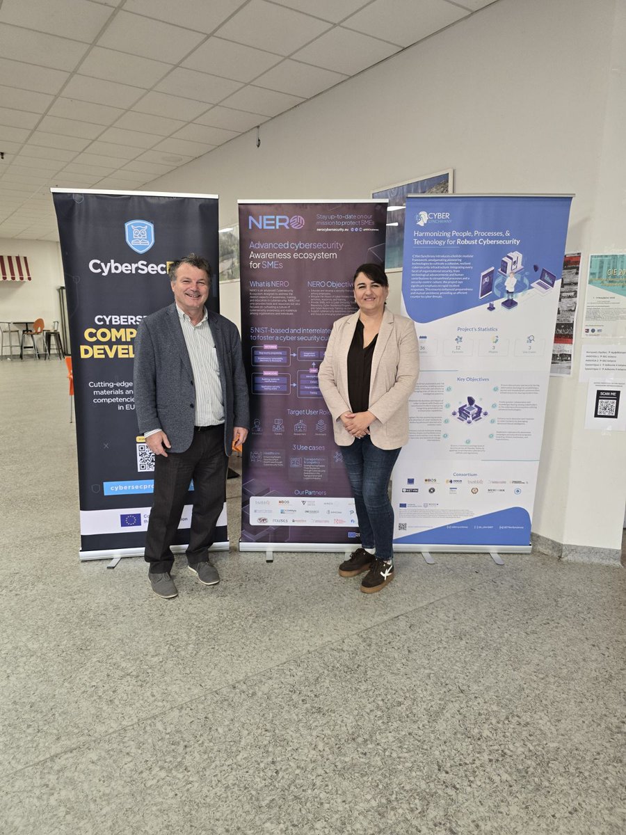 trustilio's tweet image. 🎓 @trustilio is present at the &apos;17th CIE2025 International Conference on Informatics in Education&apos;. We are showcasing the projects in which we proudly participate: @NEROcybersec, @CyberSecPro_eu, and @c_yber1007. Sharing some snapshots from the event below 📸 @Eleni_Seralidou