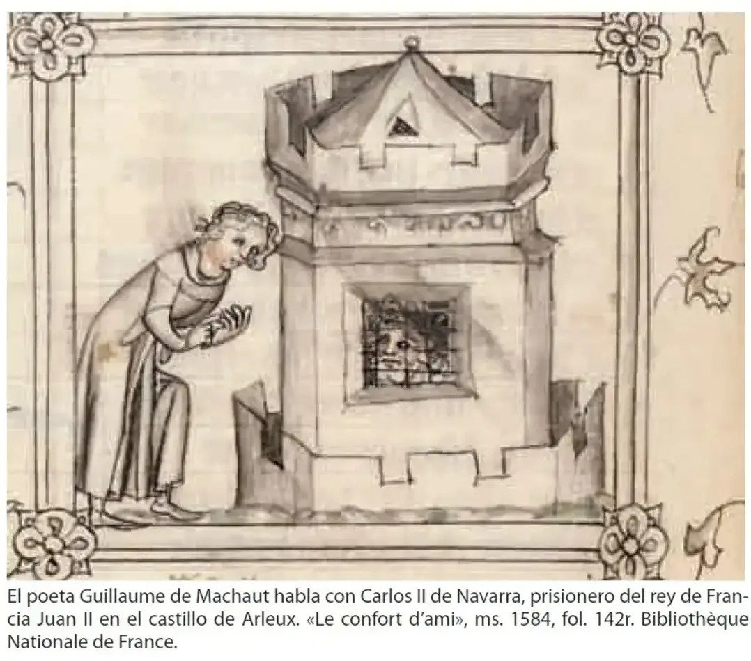 mikel_zuza's tweet photo. La madrugada del 9 de noviembre de 1357, hace hoy 668 años, caballeros normandos y navarros formaron un comando para rescatar a su rey, Carlos II, de su prisión en el castillo de Arleux. ⬇️ https://t.co/WZ5D2Z6TSt