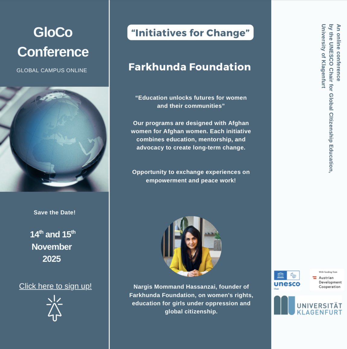 Honored to speak at a UNESCO conference, Global Campus Online: “Initiatives for Change” — as a former professor and founder sharing how education empowers women under oppression.
Education builds freedom and peace🇦🇫
#UNESCO