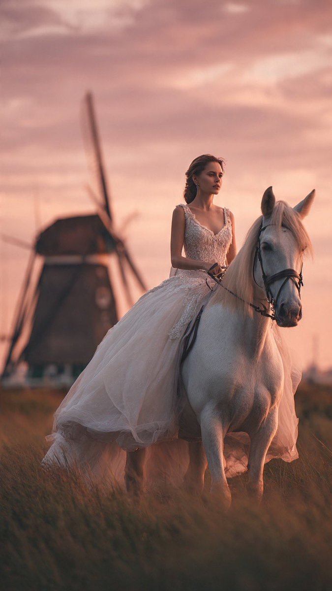 xmliisu's tweet photo. Meta AI

Prompt;

{
  "image_prompts": [
    {
      "prompt": {
        "type": "portrait",
        "subject": {
          "description": "A woman",
          "attire": "classic white luxury gown",
          "pose": "powerful and graceful"
        },
        "animal": "white horse",
        "action": "woman riding the horse",
        "setting": {
          "location": "near a traditional windmill",
          "time_of_day": "sunset",
          "sky": "glowing pink sky"
        },
        "composition": {
          "framing": "cinematic half-body portrait",
          "focus": "windmill slightly blurred in the background"
        },
        "lighting": {
          "style": "dramatic lighting",
          "contrast": "rich contrast"
        },
        "atmosphere": {
          "mood": "timeless and majestic",
          "elements": "wind gently lifting her dress"
        },
        "style_and_execution": {
          "realism": "ultra realistic",
          "tone": "cinematic tone mapping",
          "textures": "detailed textures",
          "dynamic_range": "high dynamic range"
        },
        "technical_specs": {
          "camera": "Sony a7RV",
          "lens": "85mm f/1.2 G Master lens"
        }
      }
    }
  ]
}