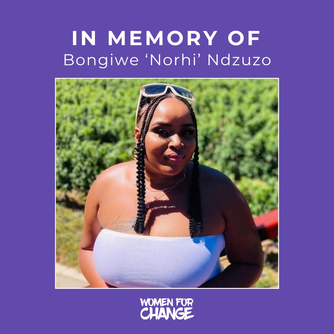 womenforchange5's tweet image. Bongiwe ‘Norhi’ Ndzuzo, 31, was allegedly shot to death in Mfuleni, Cape Town, on 12 October 2025.

Bongiwe was on her way to work when she was shot more than ten times by an unknown person, who took none of her belongings. She succumbed to her severe injuries at the scene. To…