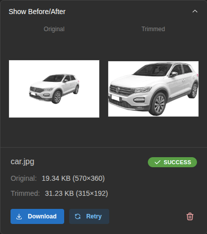 ahlimanhuseynov's tweet image. New tool on NDNCI: Image Trimmer

It automatically removes empty space around your images, fast and private, right in your browser

Perfect for PNGs and logos, link in comments✌️

#webtools #javascript #imageprocessing