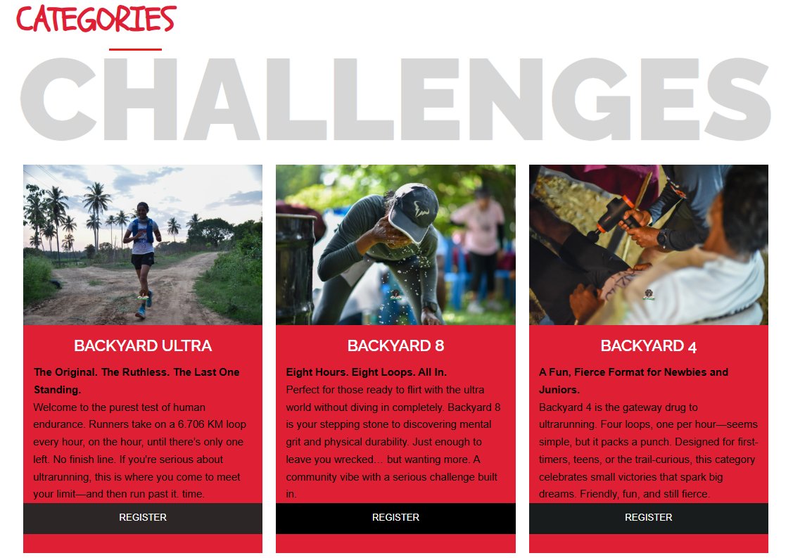 Taking inspiration from Prashanth bhai <a href="/thecodemarathon/">Prashanth Vaidya</a>  I'm considering participation in Jaipur Backyard Ultra 2026. Most likely 8 hour Backyard Ultra category.