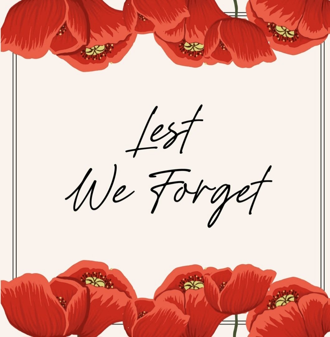 This Remembrance Sunday, we pause to reflect &amp; remember those who lost their lives or were injured, &amp; those who lost loved ones, in order for us to live life as we know it.
"At the going down of the sun and in the morning
We will remember them." - Laurence Binyon
#LestWeForget