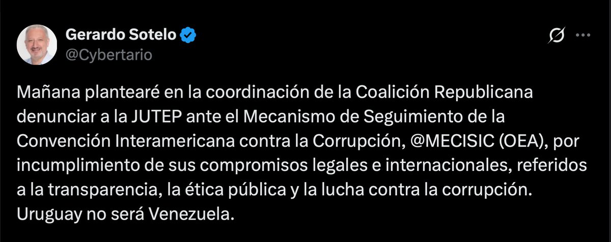Y ahora quien podra defendernos ? YO el chapulin colorado con mi chipote chillon! Si hay caso de trepador digno de estudio es <a href="/Cybertario/">Gerardo Sotelo</a> paso de ladero del Gran Juceca a pedir x favor entrar en el portal de casinoni y ahora que la OEA lo escuche TODO es x ego Puro humo berreta