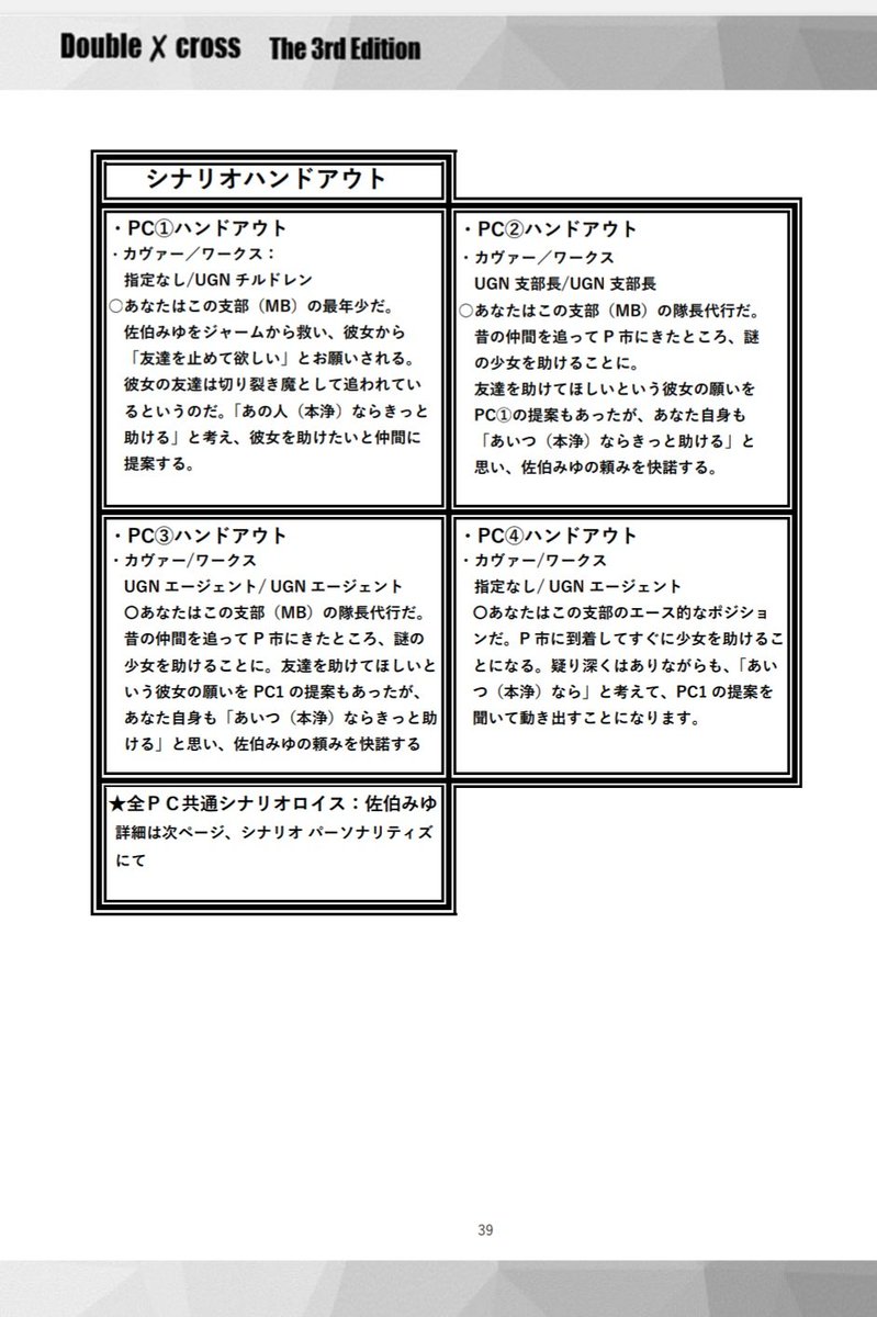 by_tgk's tweet image. #ゲームマーケット2025秋　
シナリオ2（作：きょういち）
『What he left behind』　
これは、消えた仲間の喪失を乗り越えるための旅路の物語
＃ダブルクロス3rd