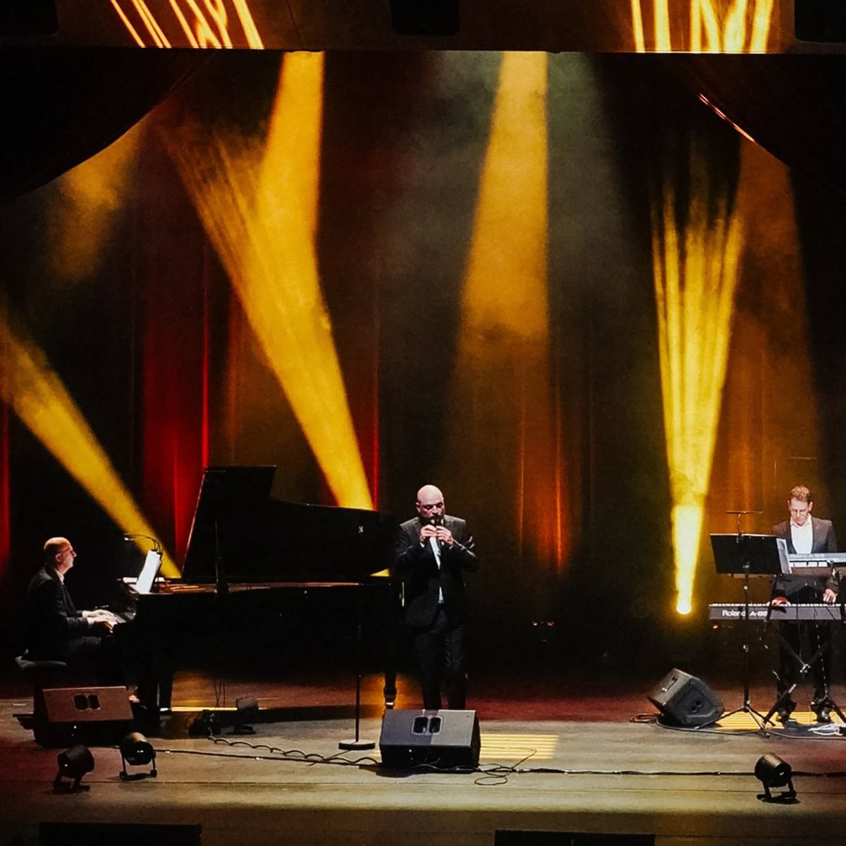 A few impressions from yesterday's performance at Festival Velenje.

Thank  you, Fellow Passengers, for spending the evening with us. Our music is a good judge of character — it always provides excellent company.

We'd also like to thank our unsurpassable hosts.