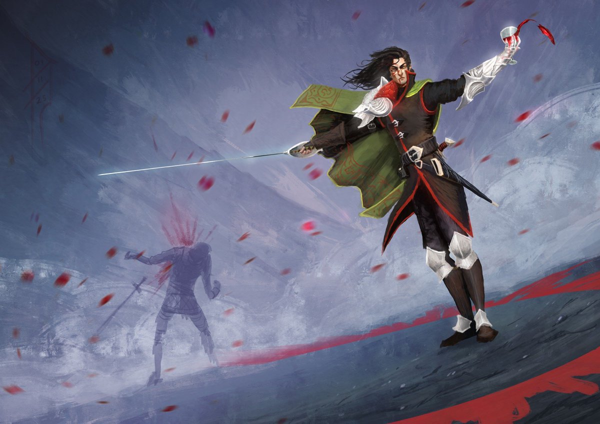 I have not done Critical Role fanart in a very long time. Painted Sir Julien Davinos from season 4!

<a href="/matthewmercer/">Matthew Mercer</a> <a href="/CriticalRole/">Critical Role</a> 

#CriticalRole #CriticalRoleCampaign4 #CriticalRoleArt