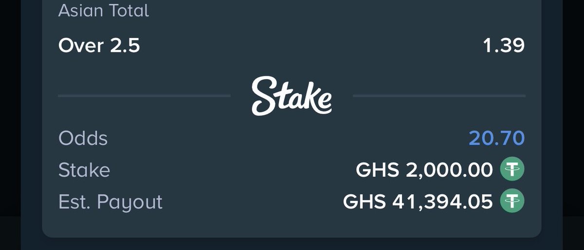 GhanamanTips's tweet image. Sunday Special⚽️⚽️

10 odds - stake.com/sports/home?ii…

20 odds - stake.com/sports/home?ii…

Register A Stake Account Here for free $100 bonus - stake.com/?offer=investo…

Promo Code - investor01