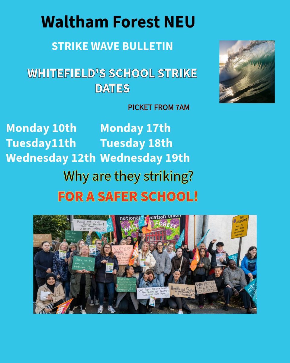 wforest_neu's tweet image. WHY ARE THEY STRIKING? Swipe to see💪. Students can&apos;t succeed with oversized, unsafe classes. Like this? Share and comment solidarity below. #StrikeMap #StrikeAction #NEU #WorkersRights @strike_map @NEUnion @danielkebedeNEU