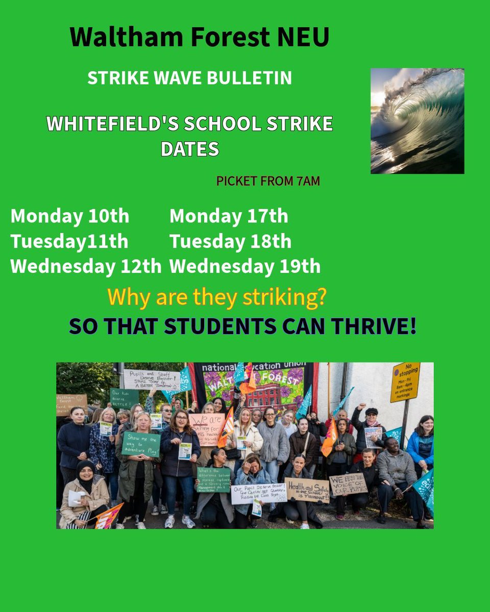wforest_neu's tweet image. WHY ARE THEY STRIKING? Swipe to see💪. Students can&apos;t succeed with oversized, unsafe classes. Like this? Share and comment solidarity below. #StrikeMap #StrikeAction #NEU #WorkersRights @strike_map @NEUnion @danielkebedeNEU