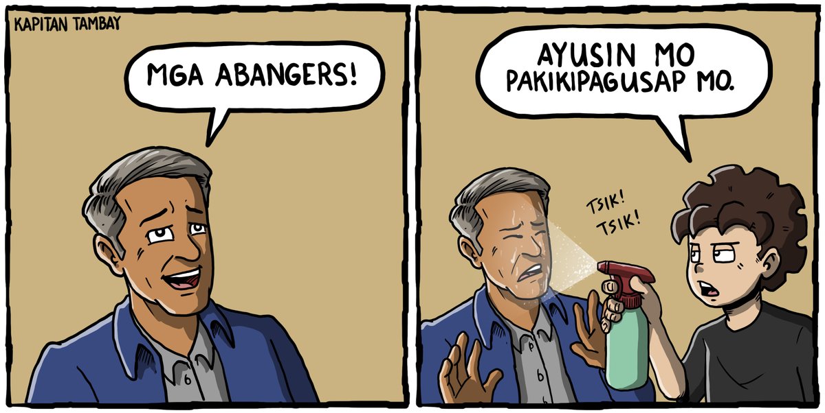 KapitanTambay's tweet image. Di nyo kina cute yan. #UmayosKayo