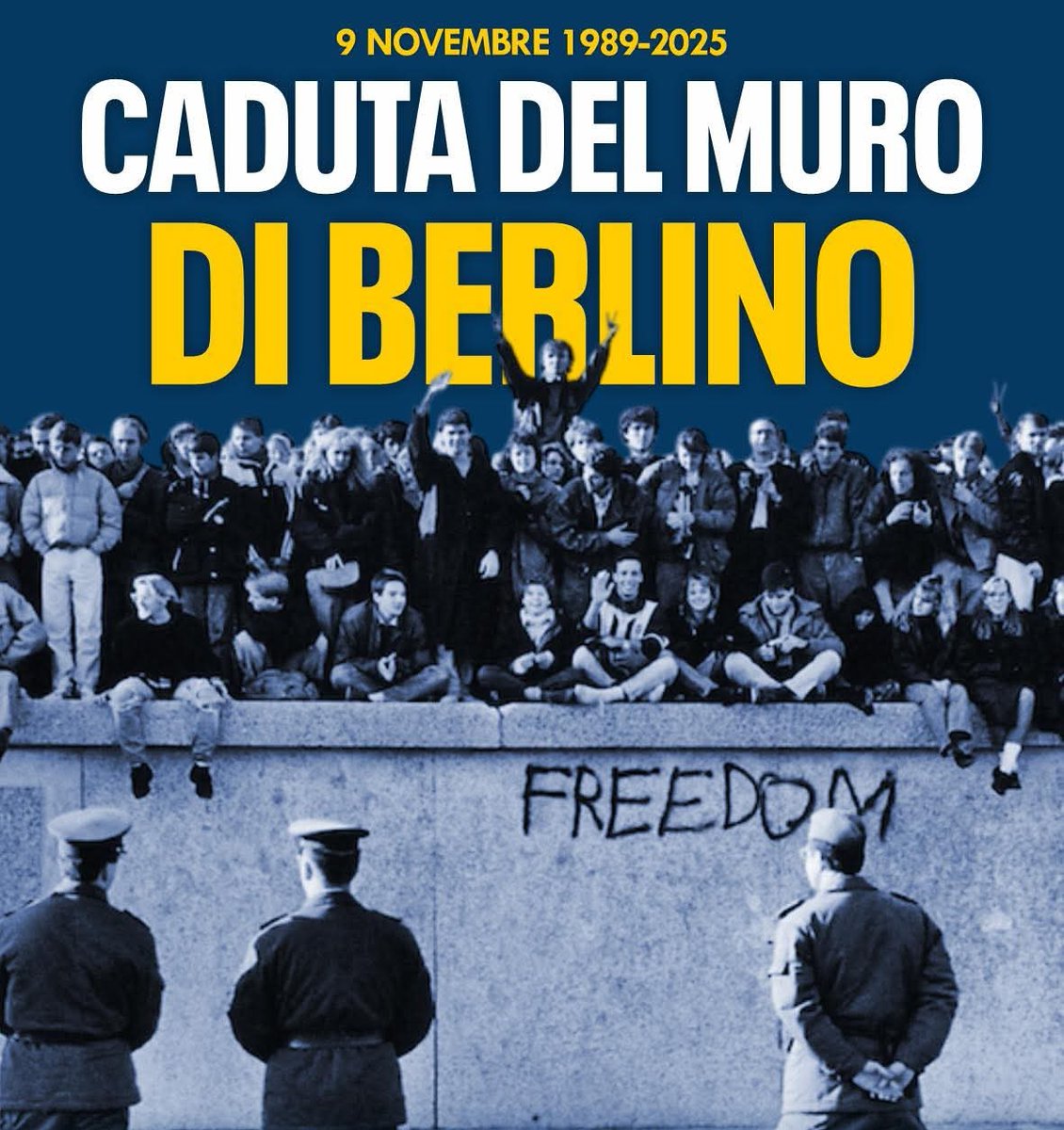 36 anni dopo, la battaglia non si ferma: contro ogni forma di #comunismo, per la libertà
#MurodiBerlino