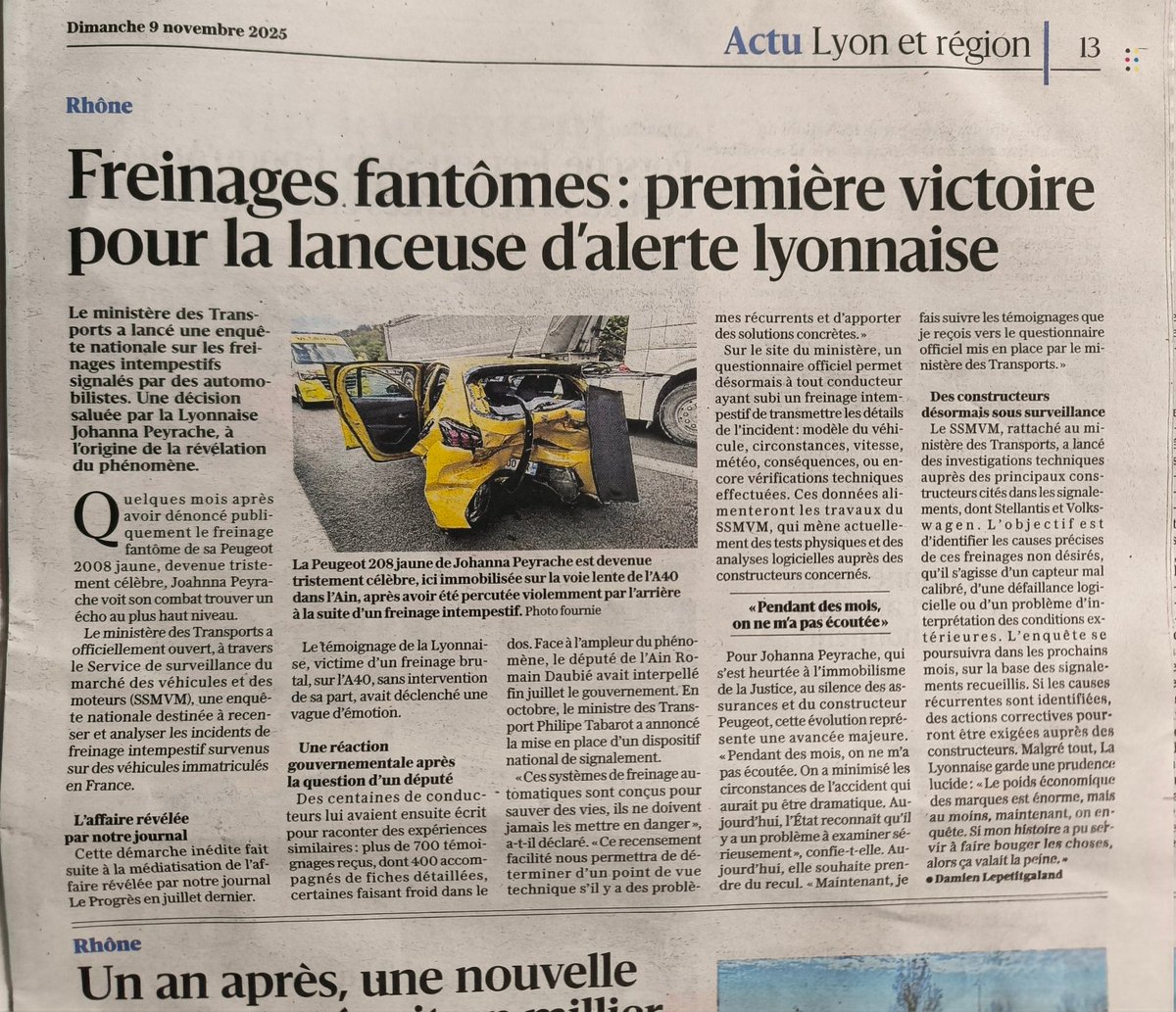 GerardBondeau's tweet image. 🔴 @PeugeotFR @Peugeot est vraiment devenu misérable.
Freinages fantômes, moteurs #Puretech ou #THP.
Et méprisent le client en niant les problèmes. 
Pendant que @ToyotaFrance et d&apos;autres japonais fabriquent du fiable
👉@PeugeotFR de génération en génération c&apos;est FINI pour moi !