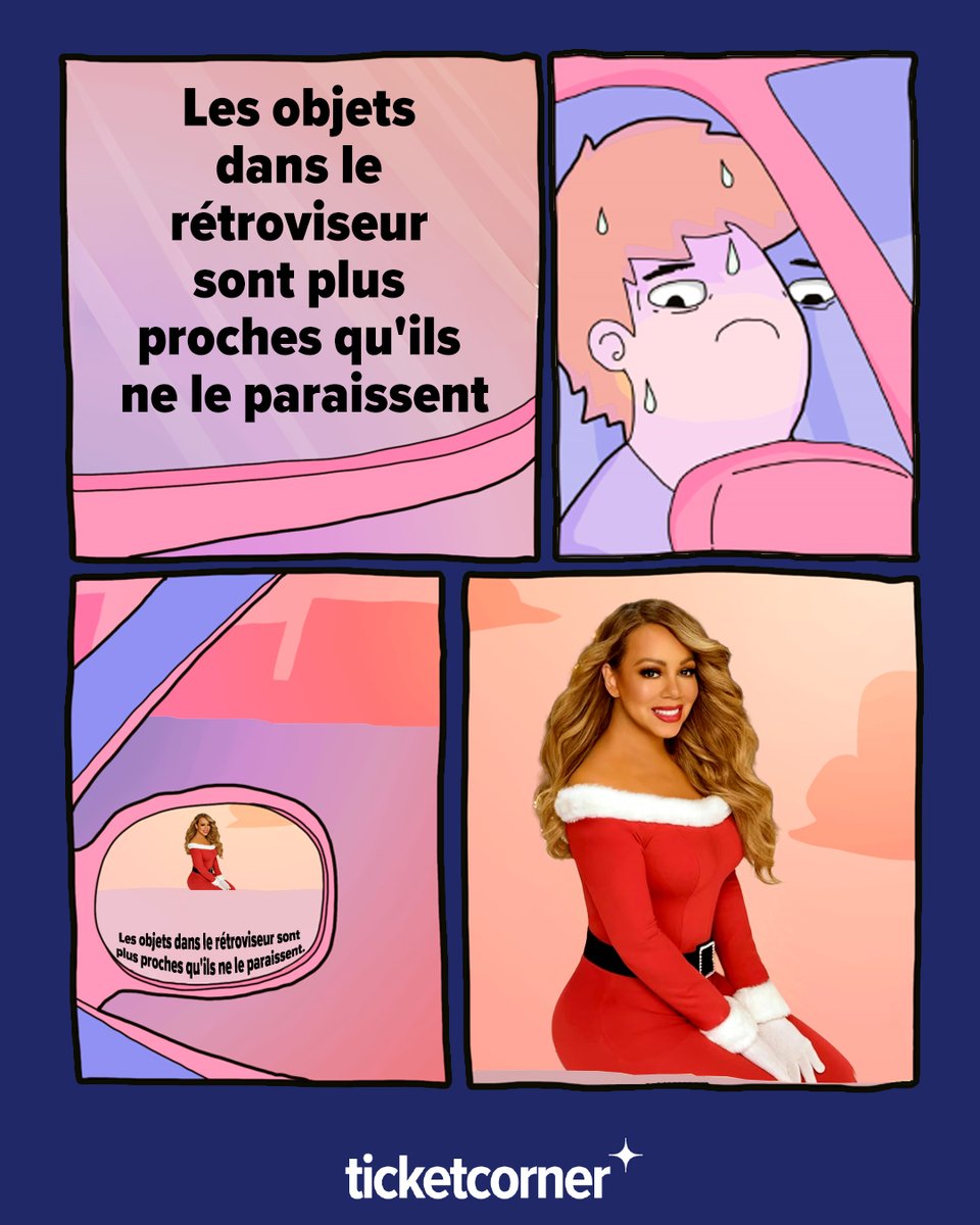 ticketcorner_R's tweet image. 🤶🏼 Et tout comme Mariah... Maintenant, vous l&apos;avez dans la tête 🎶🤣 #Ticketcorner