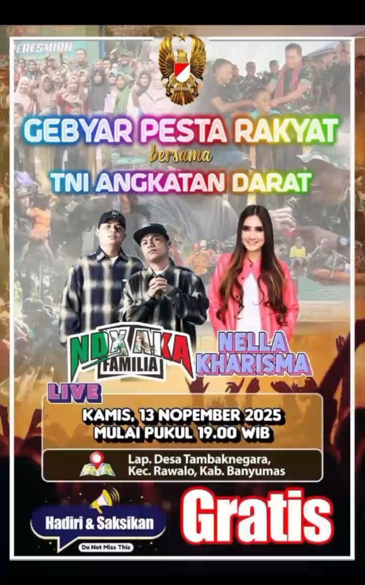 almachzumi's tweet image. Gebyar Pesta Rakyat Bersama TNI Angkatan Darat @Sitoneizer