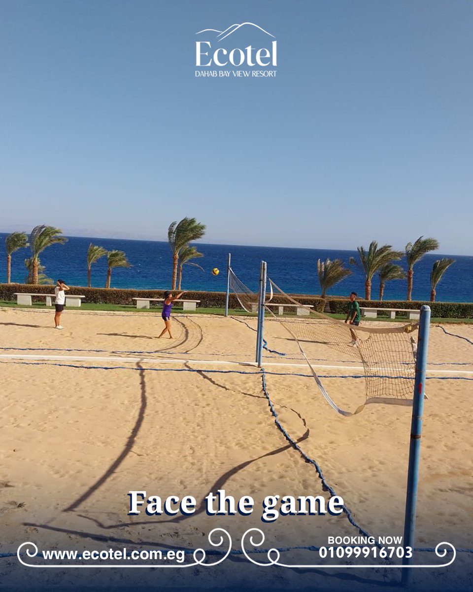 ecoteleg's tweet image. Get your game face on — the field is set and the goal is ready! 🔥
At Ecotel, every match is filled with energy, laughter, and unforgettable fun under the sun.

Book Now: +201099916703
#EcotelDahab #Dahab #paradise #booking