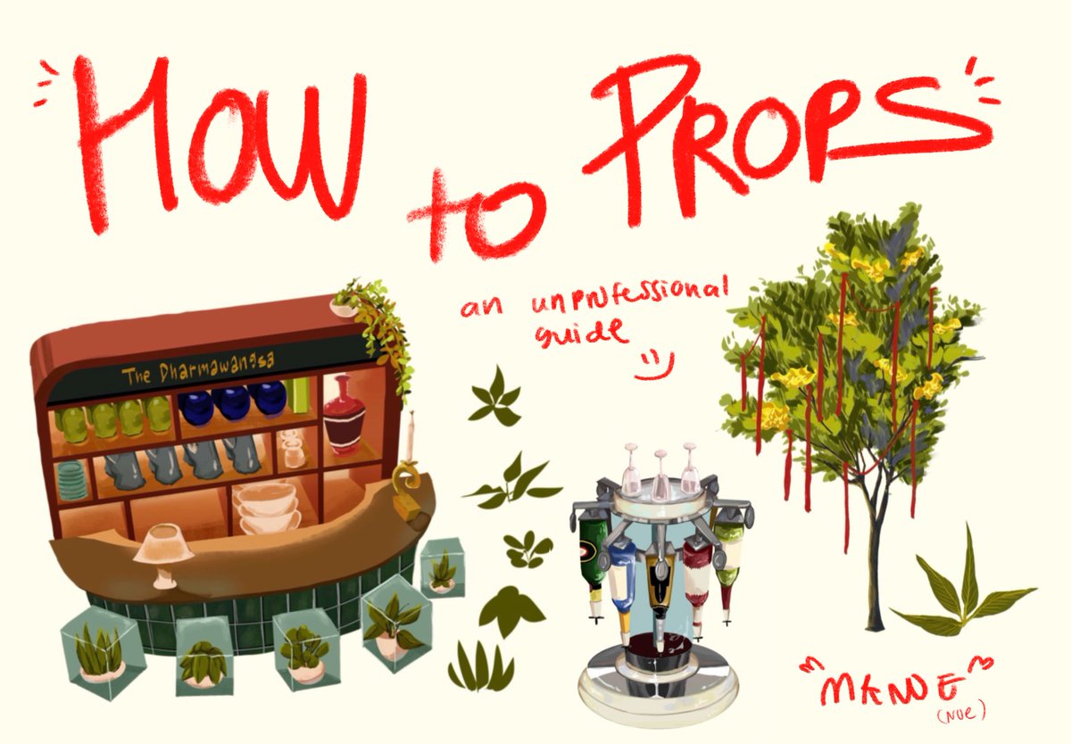 mkn0e's tweet image. Hi ges! bbrp bulan lalu aku bilang bakal bikin post ttg tutor bikin props.. trs aku lupa bikin 😇 so here u goo!! MAAF BGT TELATT 

#artidn #arttutorial #props