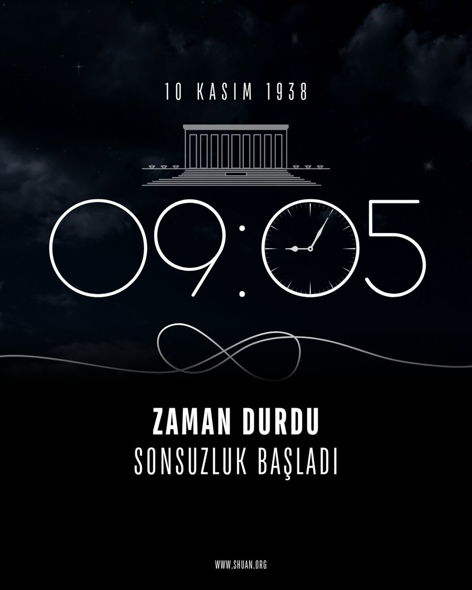 Ata'mızı, hiç bitmeyen bir özlem, minnet ve saygıyla anıyoruz. Daima izindeyiz, ilkelerinin bekçisiyiz, çünkü sen hep kalbimizdesin🤍♾️

#10kasım