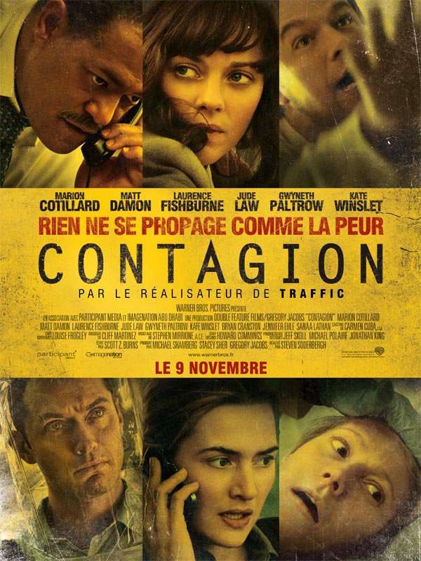 cejourenfilms's tweet image. Contagion est sorti ce jour il y a 14 ans (2011). #MarionCotillard #MattDamon - #StevenSoderbergh choisirunfilm.fr/film/contagion…