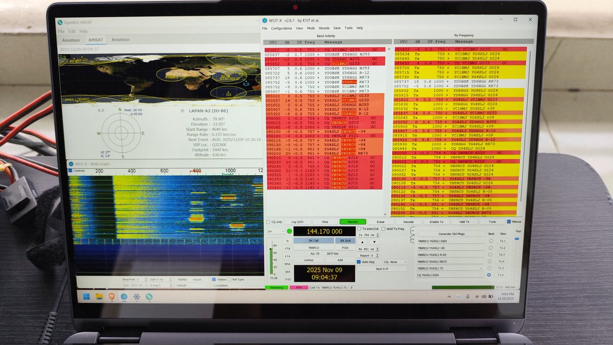 🛰 IO-86 FT4 11-08 10:26z
YD7KAY
YD0NXX
 
🛰 IO-86 01:55z
<a href="/VU2TEK/">VU2TEK</a>
YC2NFD
YD0BFC
YD9MBM
YD9IQX

🛰 IO-86 FT4 08:56z
YD6HGG
YB8RCU

Been a while since doing QSOs with satellites :)