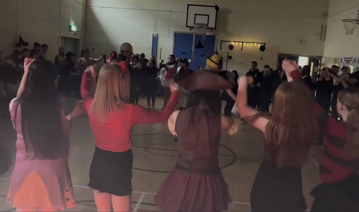 Well done to sports leaders organising s1 Halloween disco 🎃