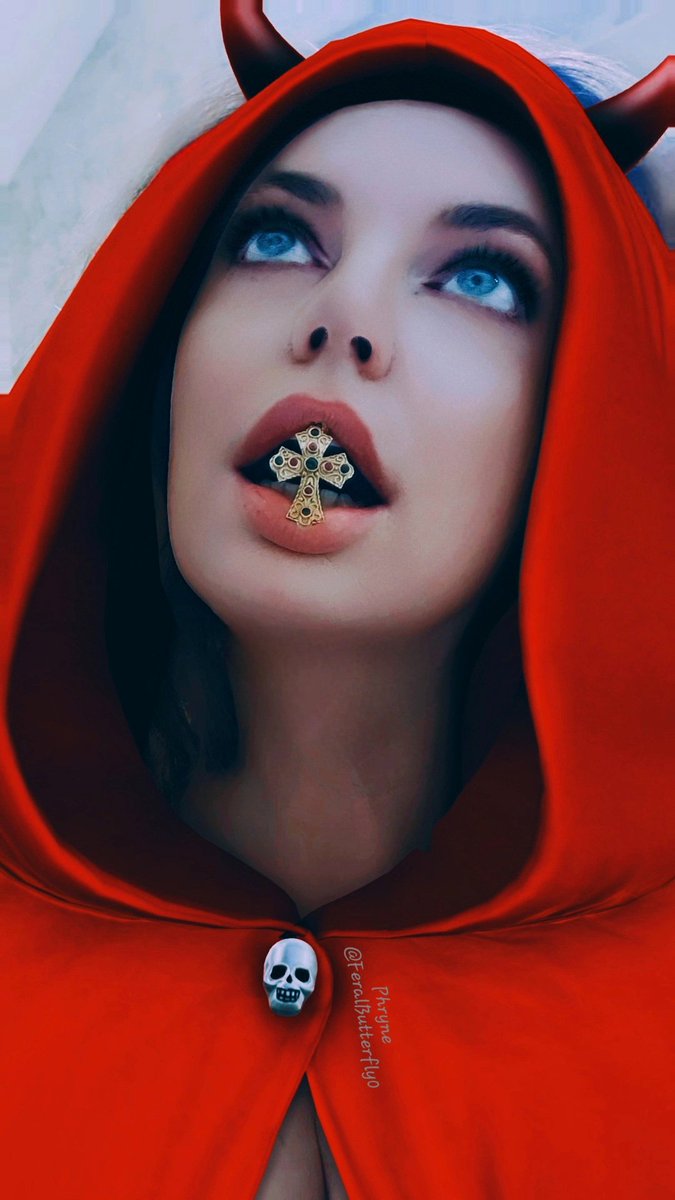 She slithered into your dreams on velvet wings, her tongue tracing sigils of fire along your throat while whispering, ‘Your soul tastes better when you beg.’ 😈  Happy #SinfulSunday 💋🦋