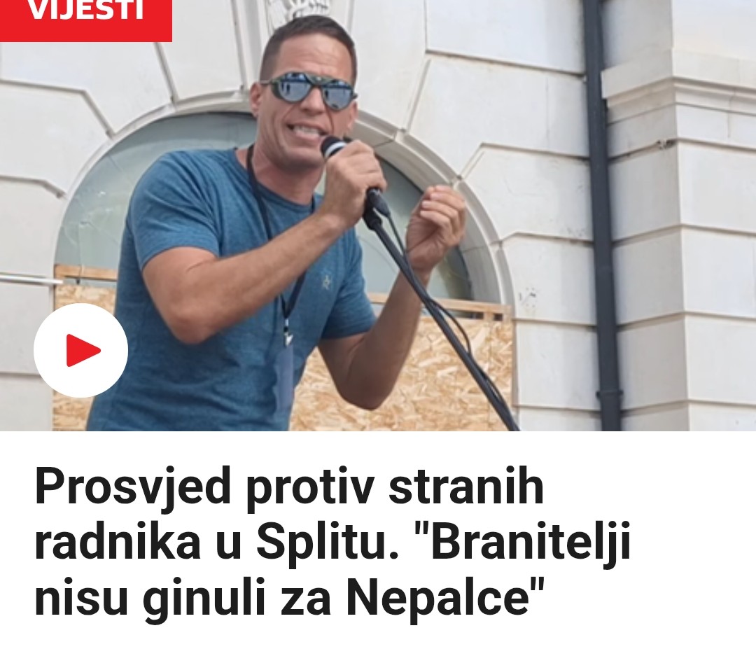 Momak izgara od želje da radi ko prodavač u Studencu ili barem da čisti apartmane, ali mu zli Nepalci i Filipinci to ne daju- kolorizovano